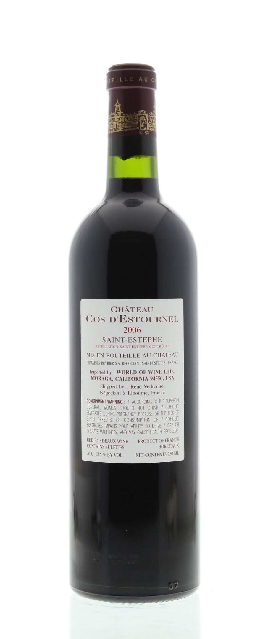 Chateau Cos d'Estournel 2006 | Wine.com