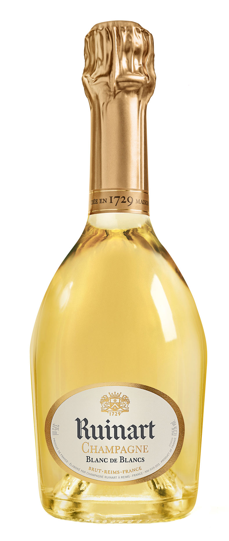 ①Ruinart Blanc de Blancs シャンパン Ruinart Brut Blanc de Blancs (375ML half-bottle) | Wine.com