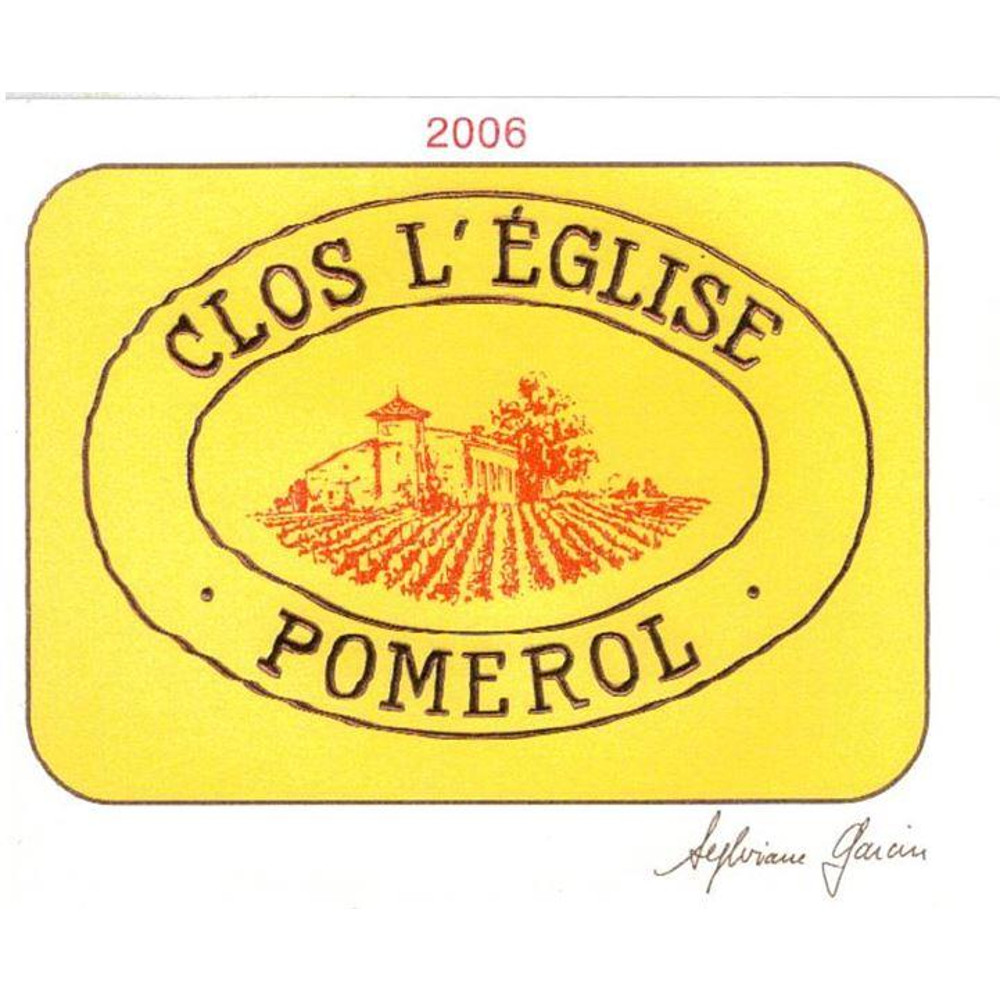 Clos L'Eglise Pomerol 2006 | Wine.com