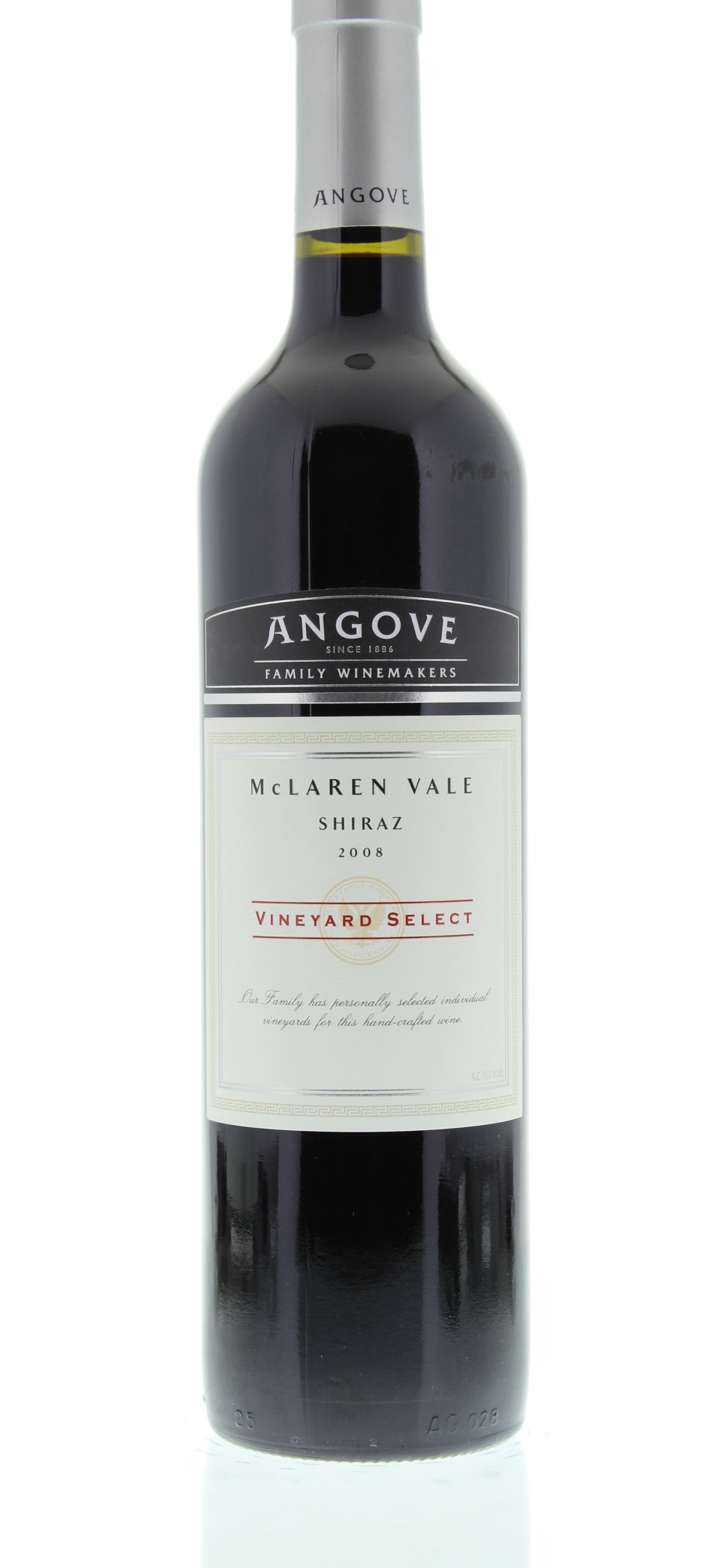 Angove Family Winemakers McLaren Vale Vineyard Select Shiraz 2008 ...