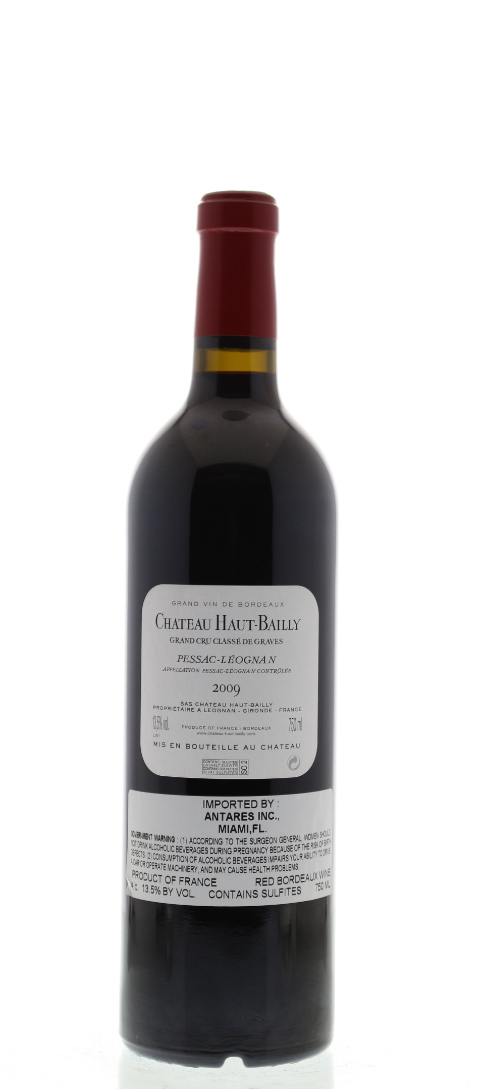 Chateau Haut-Bailly 2009 | Wine.com