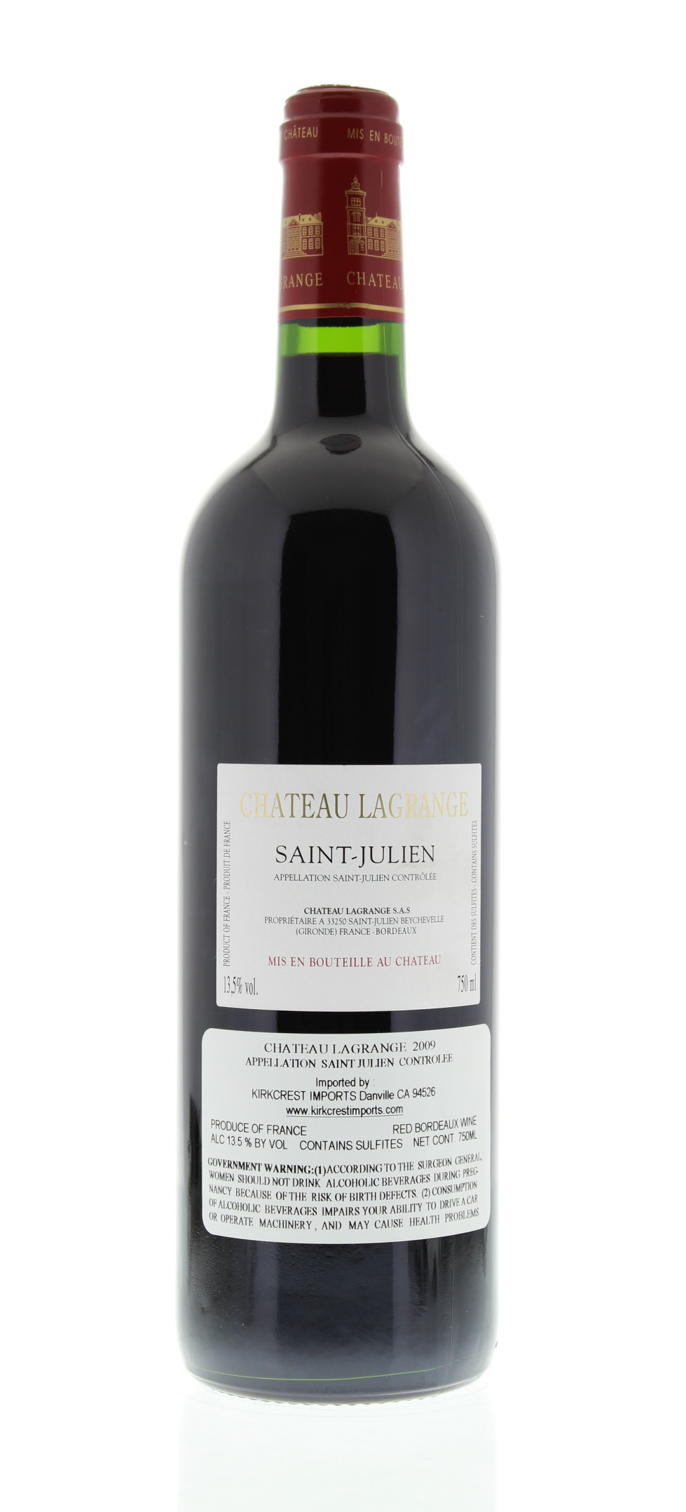 Chateau Lagrange 2009 | Wine.com