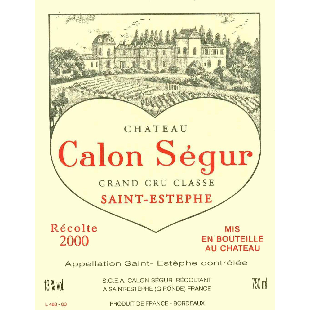 Chateau Calon-Segur 2000 | Wine.com