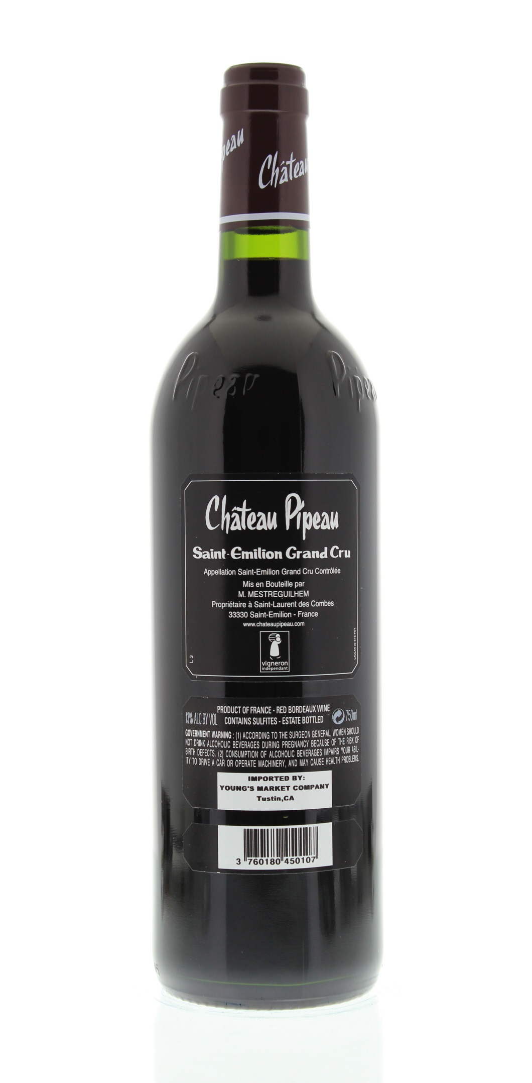 Chateau Pipeau 2008 & Newton 2011 2本セット Chateau Pipeau 2008 | Wine.com