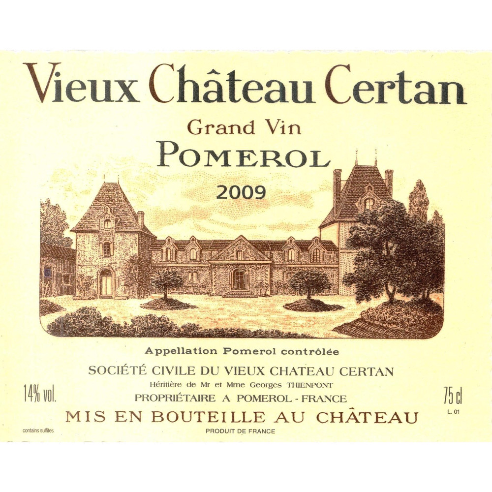 Vieux Chateau Certan 2009 | Wine.com