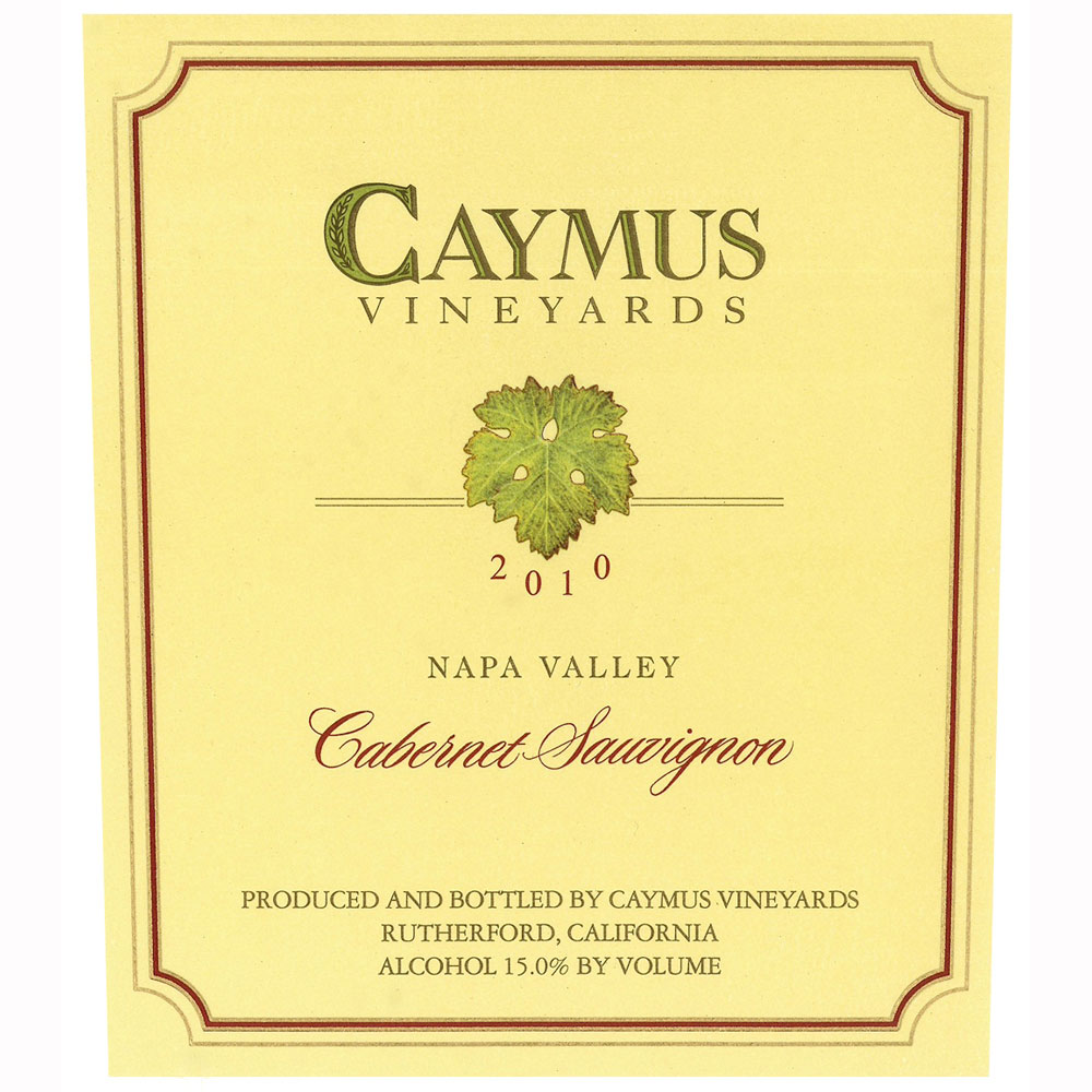 Caymus Napa Valley Cabernet Sauvignon 2010 | Wine.com