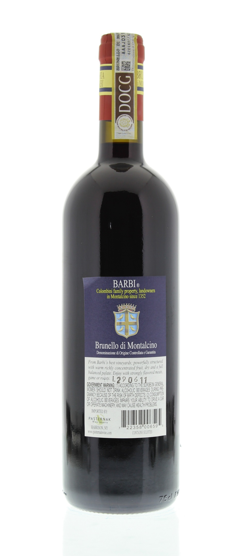 ワイン FATTORIAdei BARBI BRUNELLO di MONTALCINO Fattoria dei Barbi Brunello di Montalcino 2007 | Wine.com
