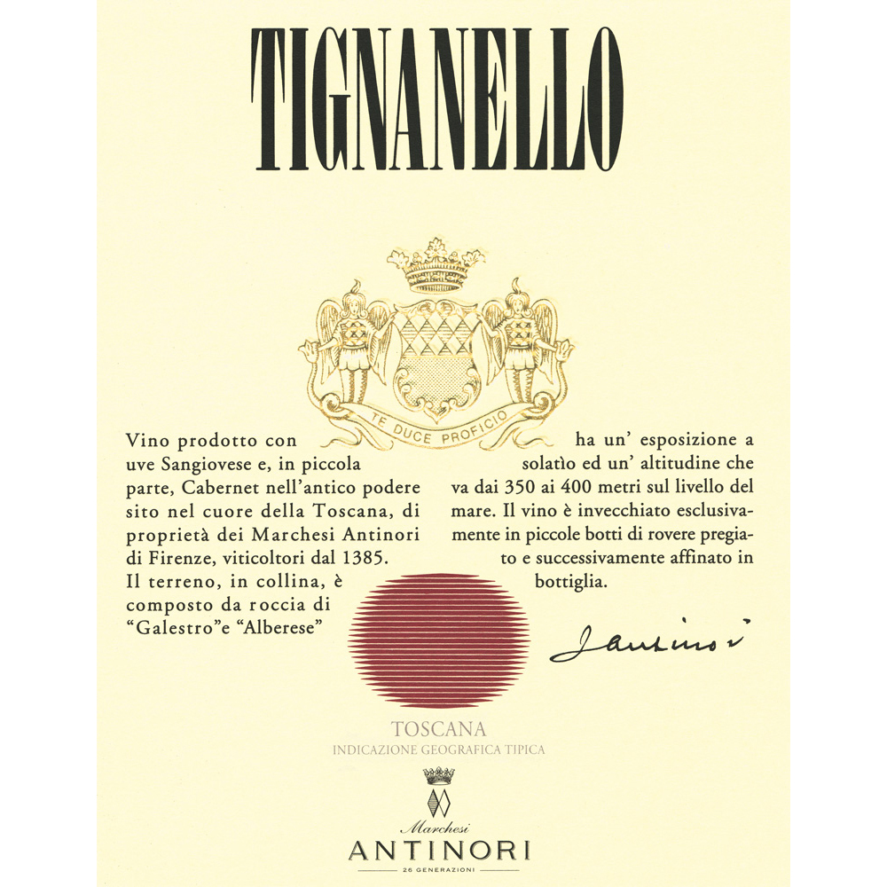 Marchesi Antinori Tignanello 2010 | Wine.com