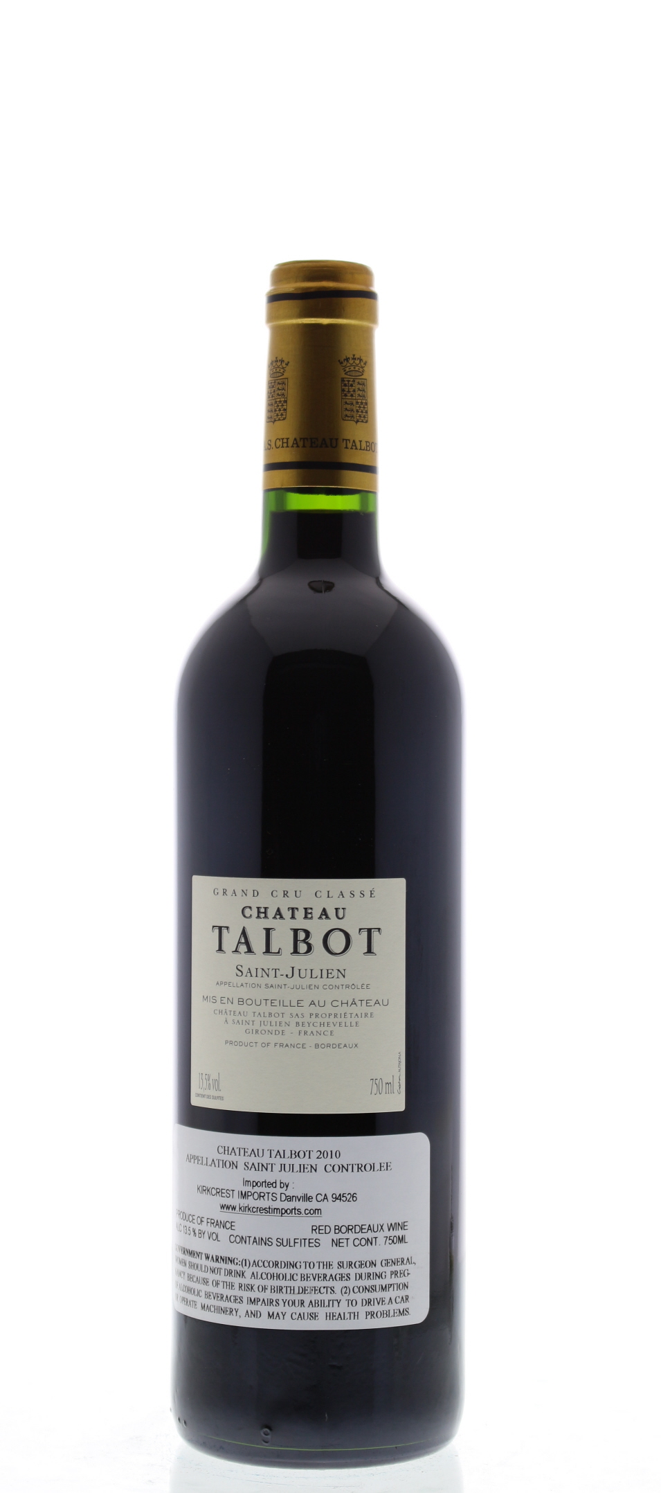 飲料・酒 ✿*中様 【未開栓】 ワイン CHATEAU TALBOT 750ml 12.5