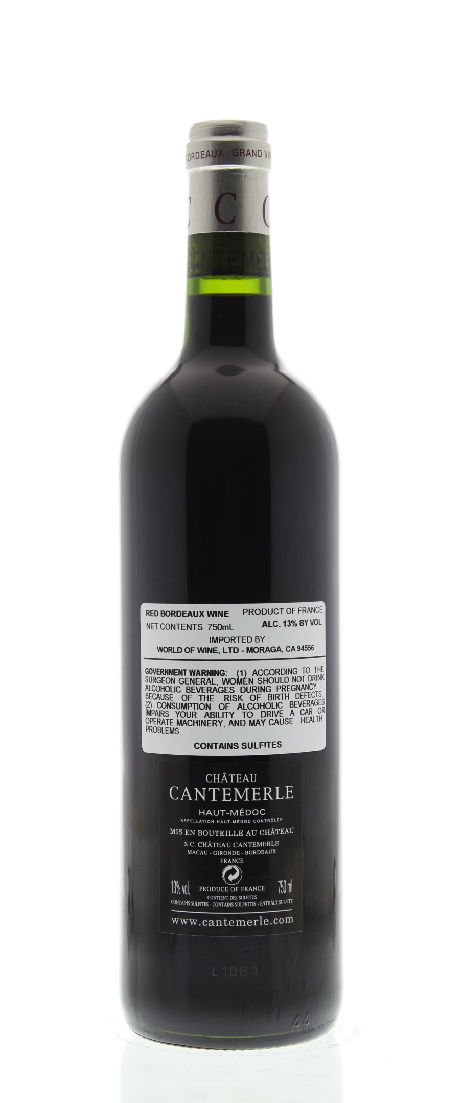 Chateau Cantemerle 2010 | Wine.com