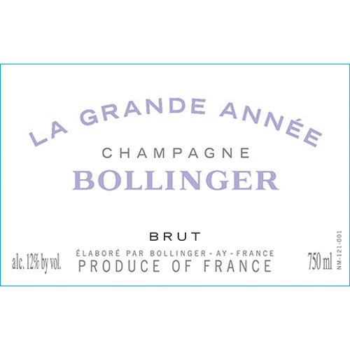 Bollinger La Grande Annee Brut 2004 | Wine.com