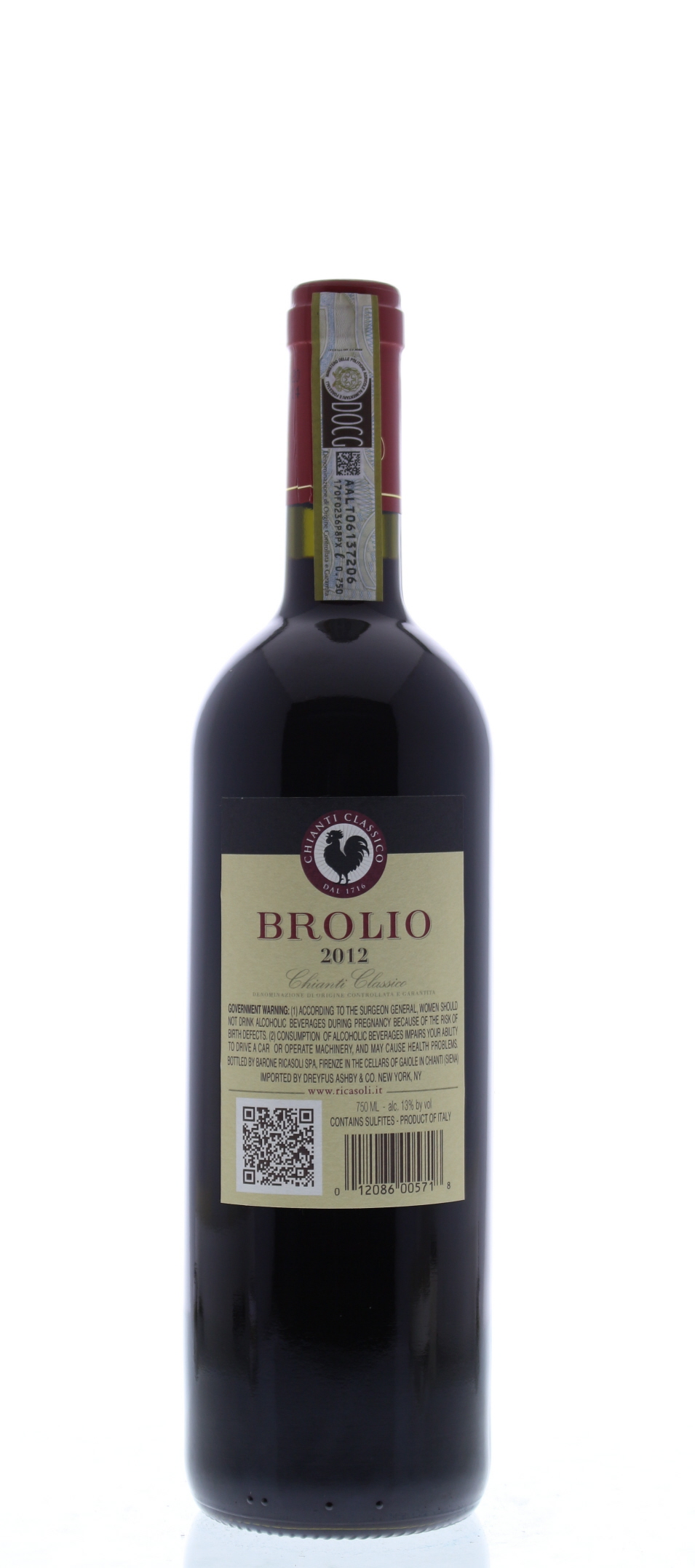 Barone Ricasoli Brolio Chianti Classico 2012 | Wine.com