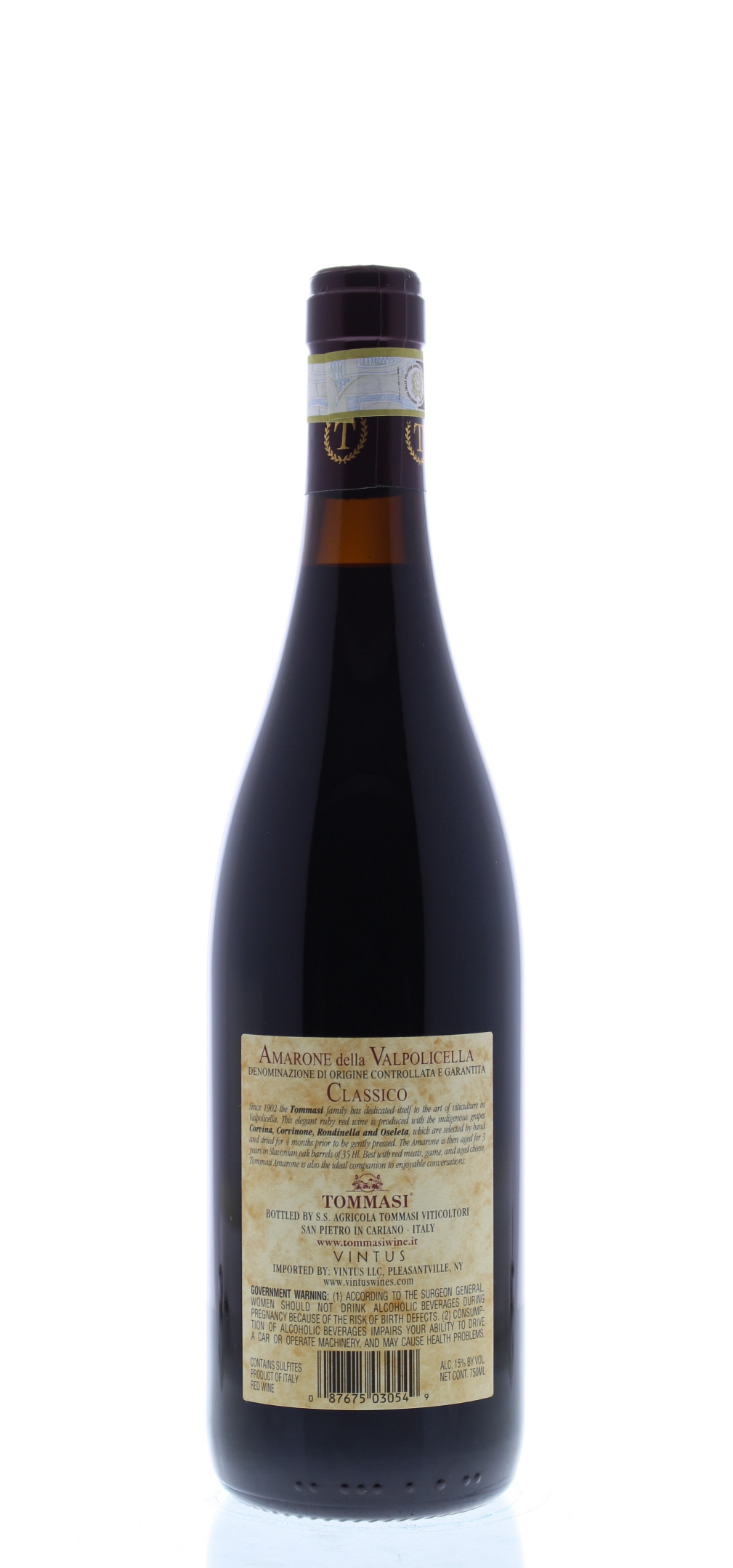 Tommasi Amarone della Valpolicella Classico 2010 | Wine.com