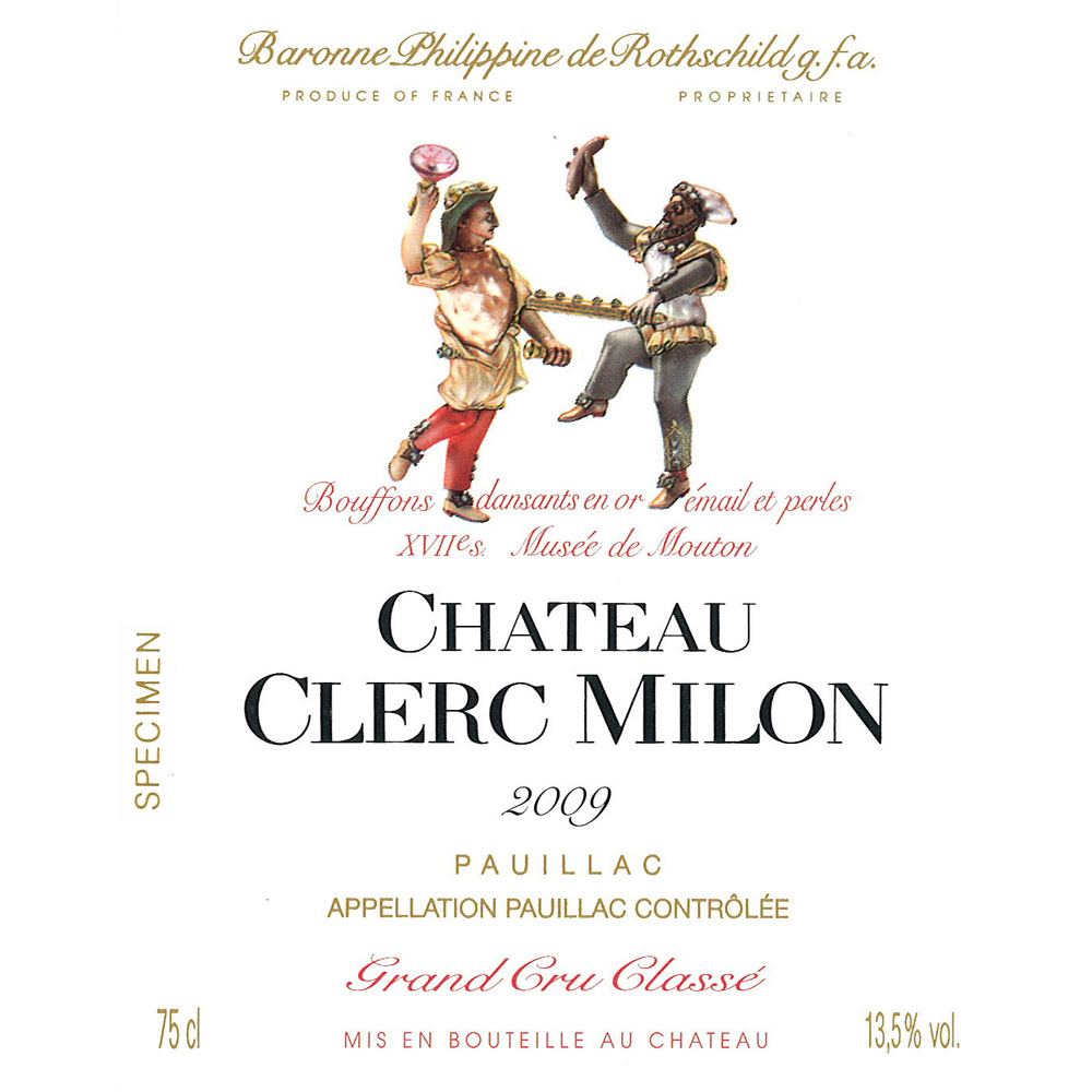 Chateau Clerc Milon 2009 | Wine.com