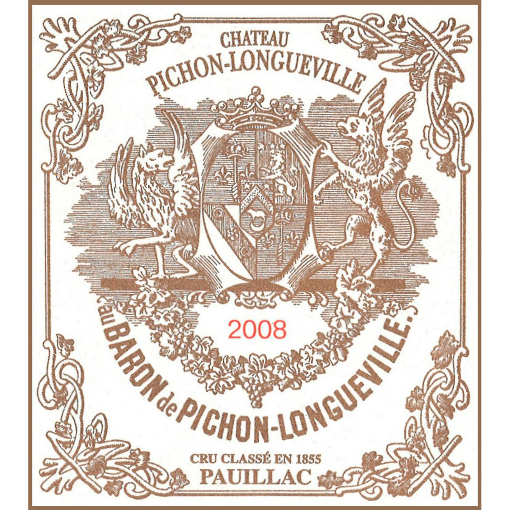 Chateau Pichon-Longueville Baron 2008 | Wine.com