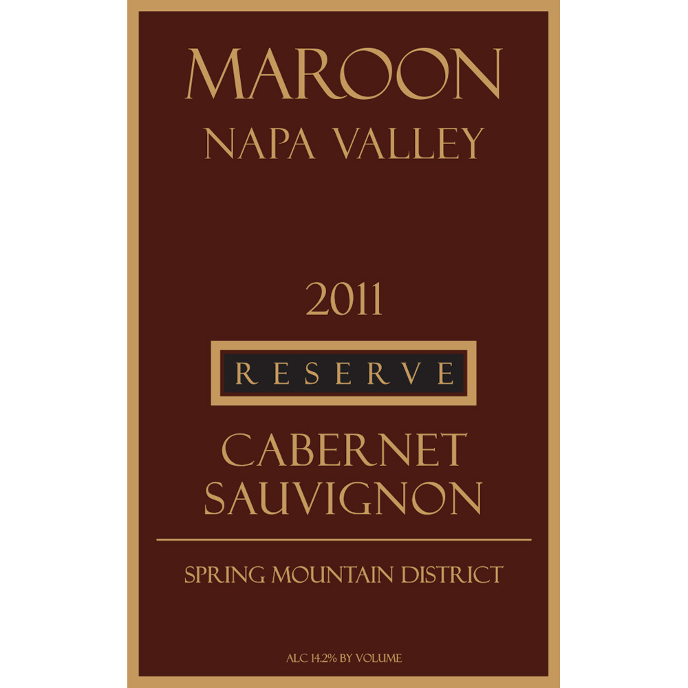 Maroon Napa Valley Reserve Cabernet Sauvignon 2011 | Wine.com