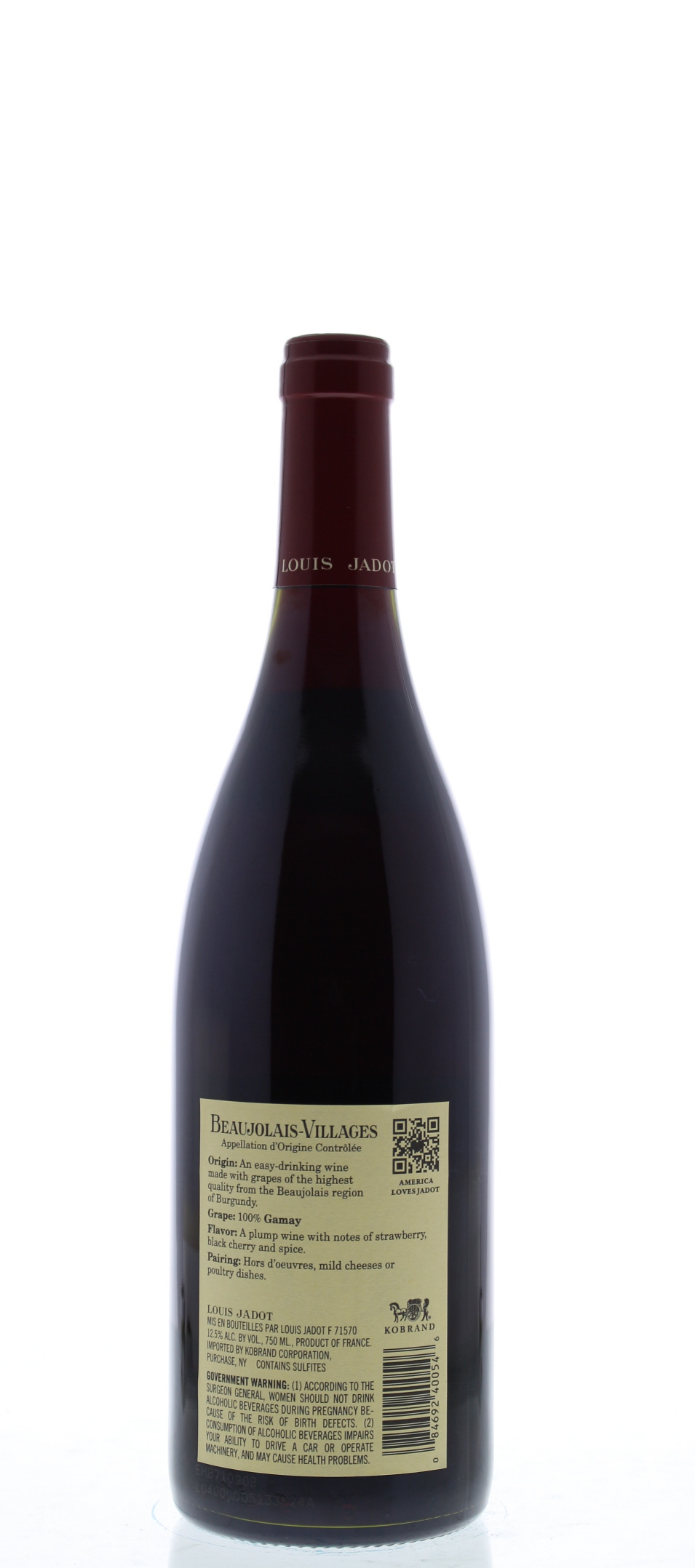 LEROY Beaujolais Villages 2014 赤ワイン Louis Jadot Beaujolais-Villages 2013 | Wine.com