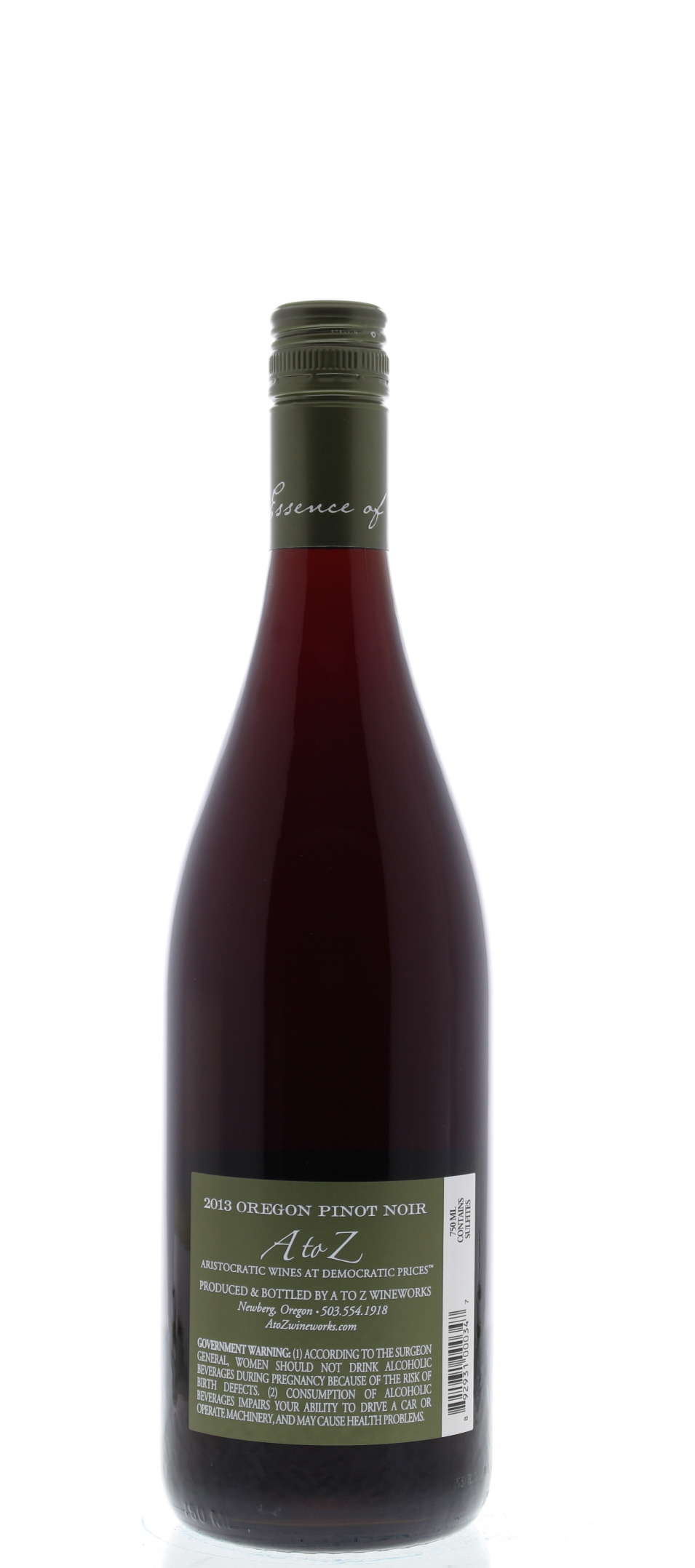 A to Z Pinot Noir 2013 | Wine.com