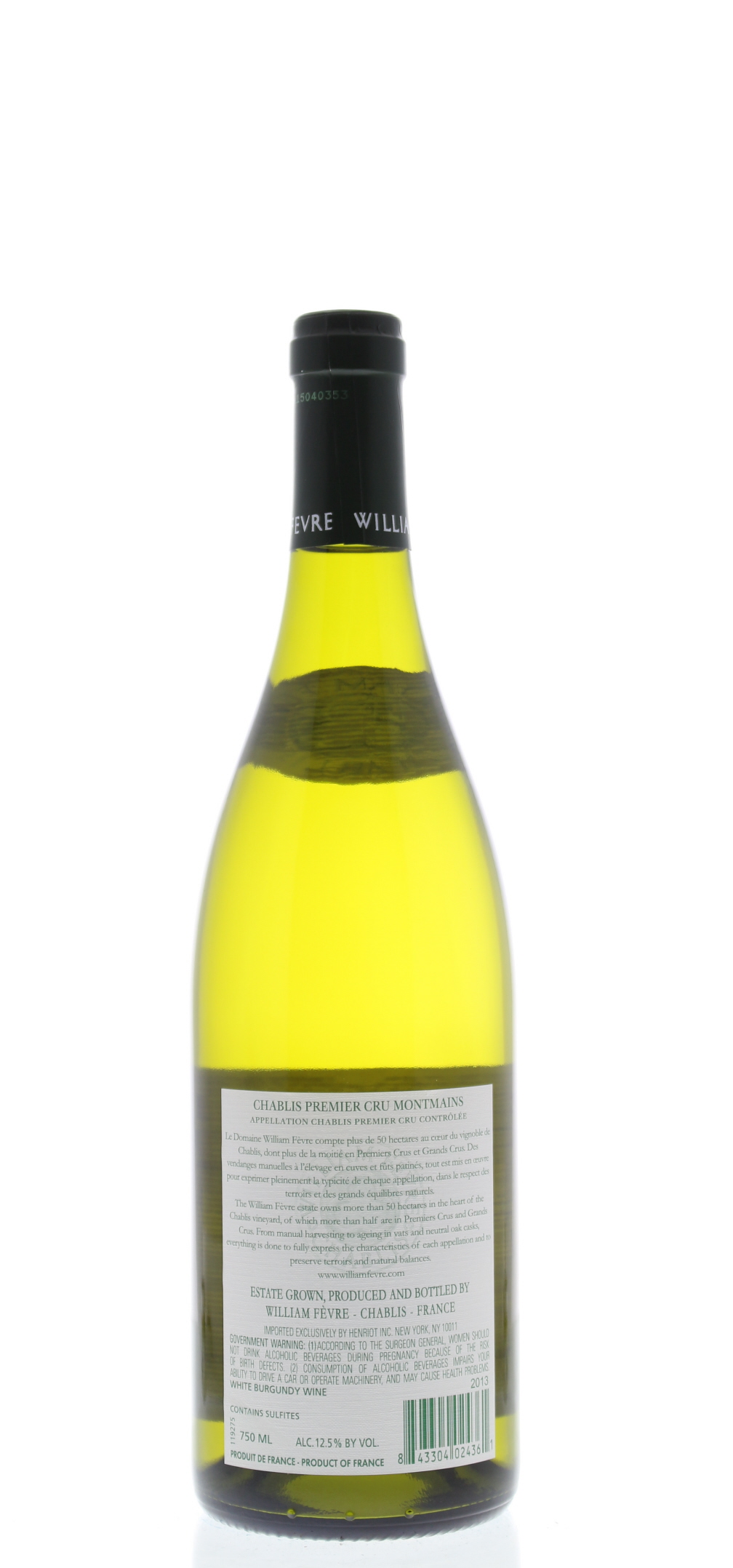 William Fevre Chablis Montmains Premier Cru 2013 | Wine.com