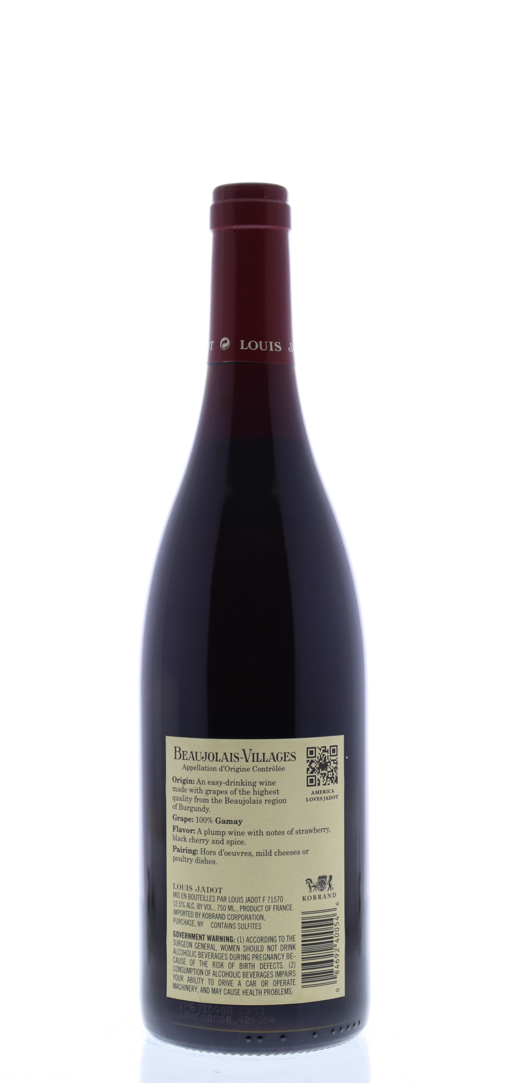 LEROY Beaujolais Villages 2014 赤ワイン Louis Jadot Beaujolais-Villages 2014 | Wine.com