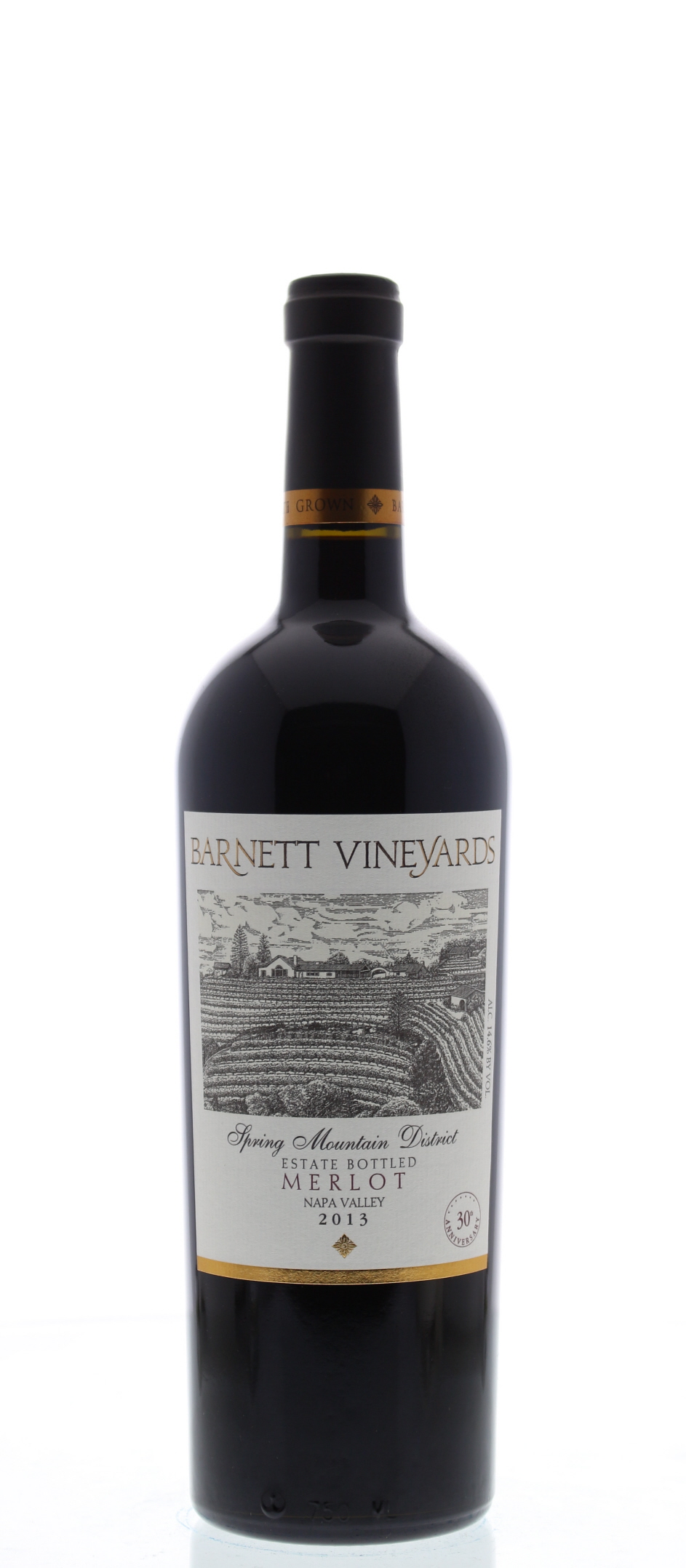 Barnett Vineyards Spring Mountain Merlot 2013 | Wine.com