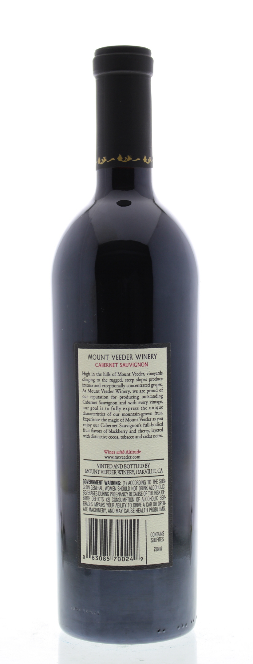 Mount Veeder Winery Cabernet Sauvignon 2013 | Wine.com