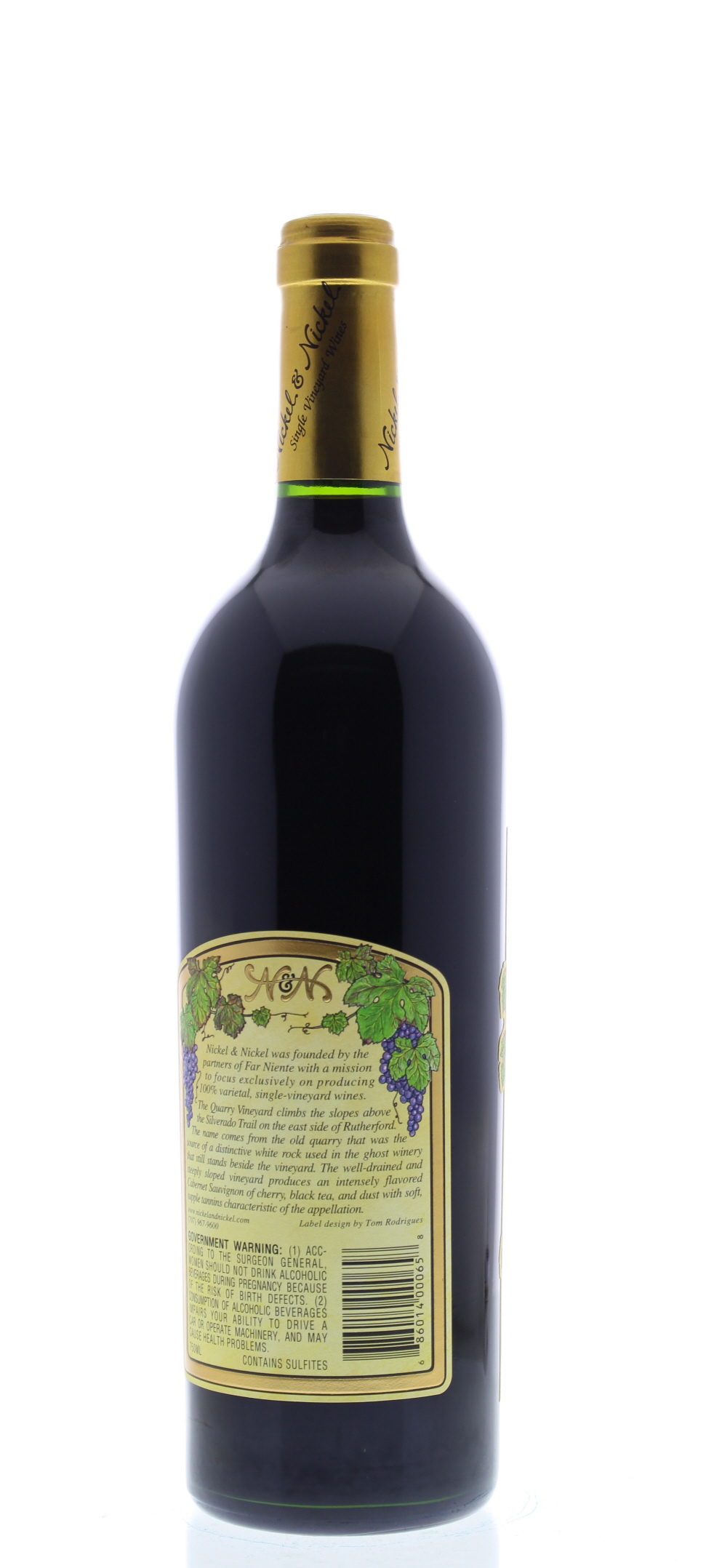 Nickel & Nickel Quarry Vineyard Cabernet Sauvignon 2013 | Wine.com