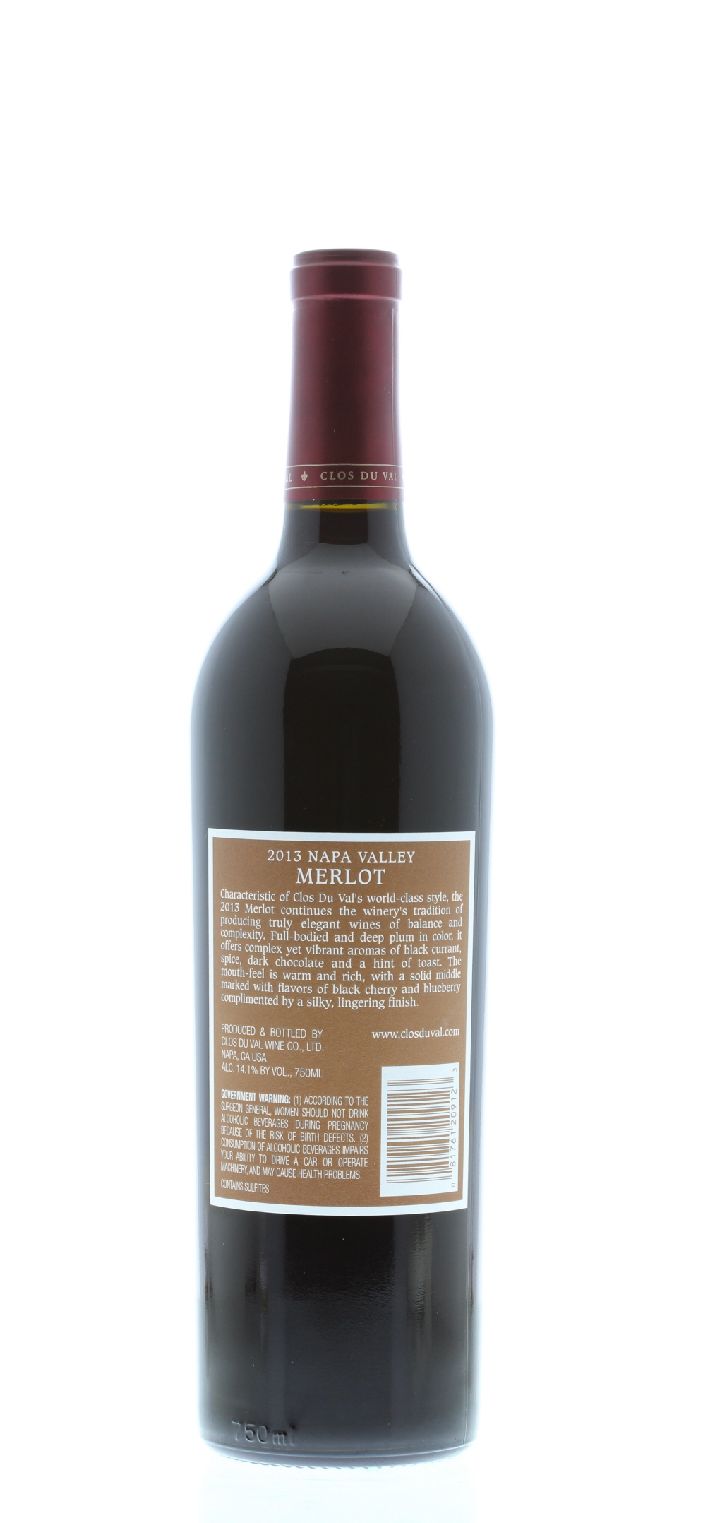 Clos du Val Merlot 2013 | Wine.com