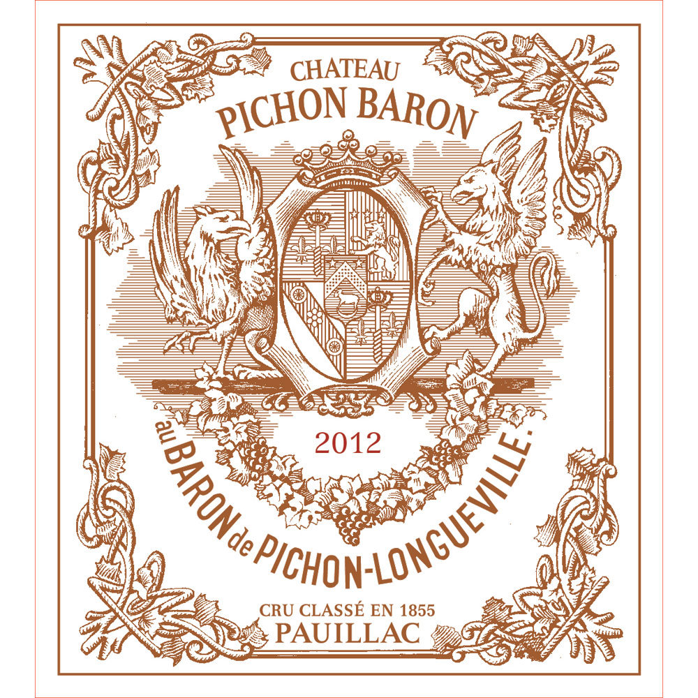 Chateau Pichon-Longueville Baron 2012 | Wine.com