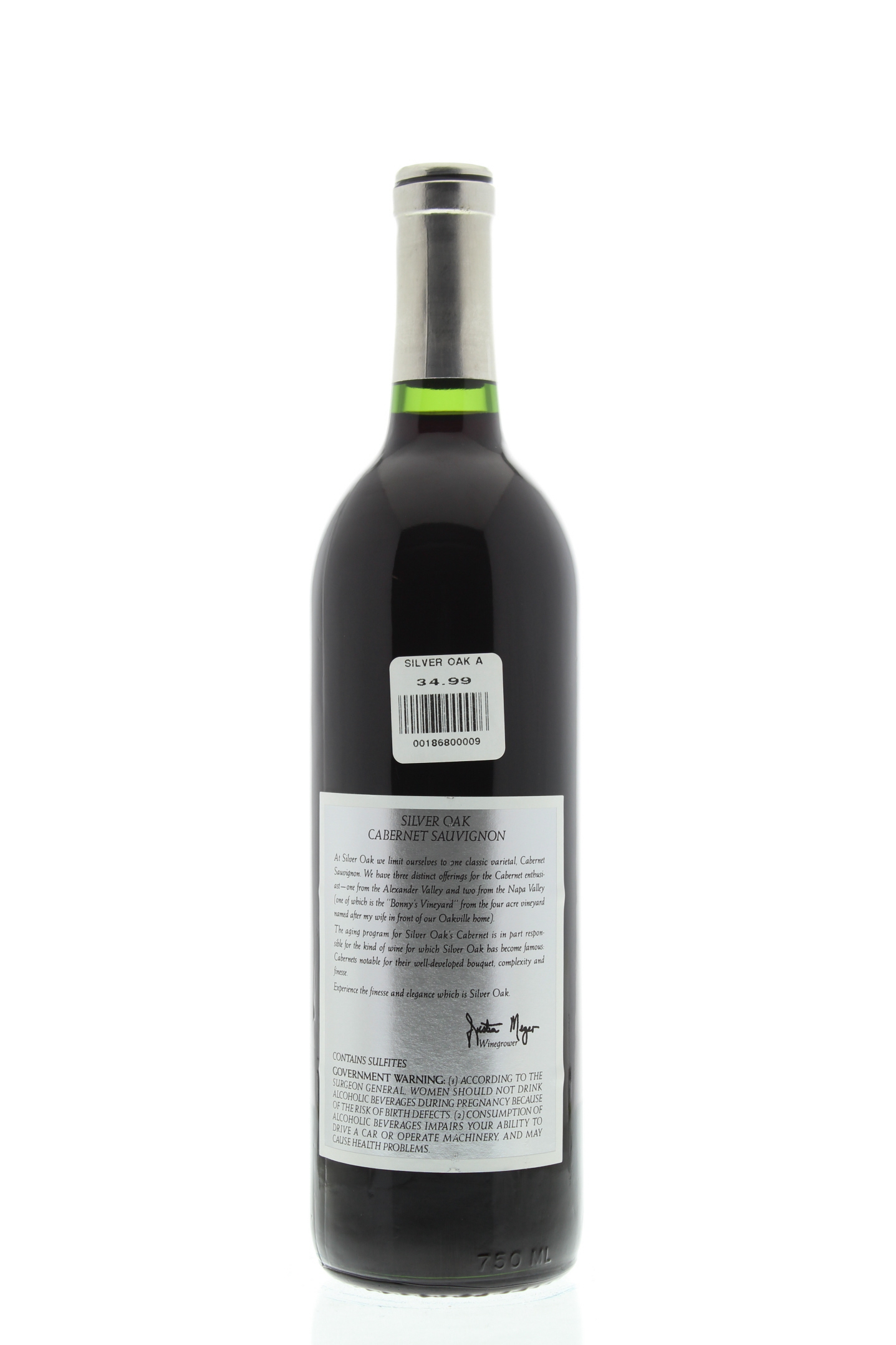 Silver Oak Alexander Valley Cabernet Sauvignon 1992 | Wine.com