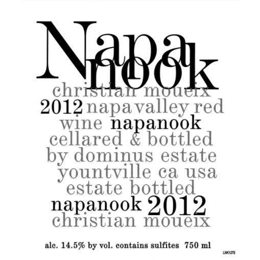 Dominus Napanook Vineyard (375ML half-bottle) 2012 | Wine.com