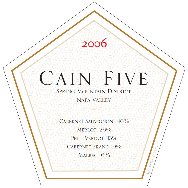 Cain Five (375ML half-bottle) 2006 | Wine.com
