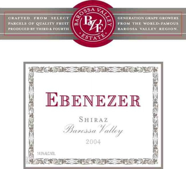 Barossa Valley Estate Ebenezer Shiraz 2004 | Wine.com