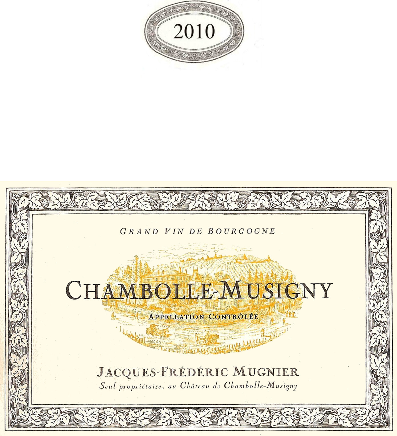 Domaine Jacques-Frederic Mugnier Chambolle-Musigny 2010 | Wine.com