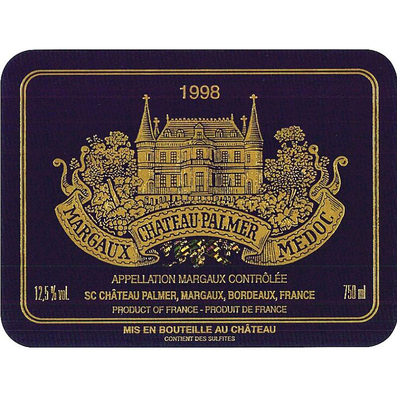 Chateau Palmer 1998 | Wine.com