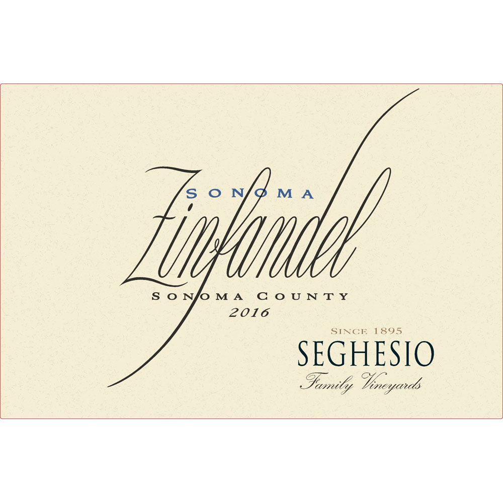 シノ　天然石アソートSALE❗️ No.1 Seghesio Sonoma Zinfandel 2016 | Wine.com