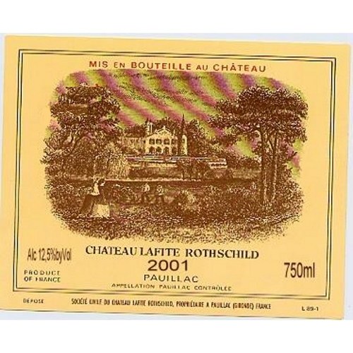 Chateau Lafite Rothschild 2001 | Wine.com