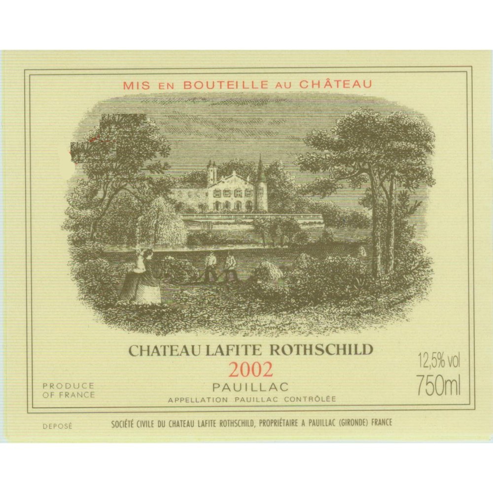 Chateau Lafite Rothschild 2002 | Wine.com
