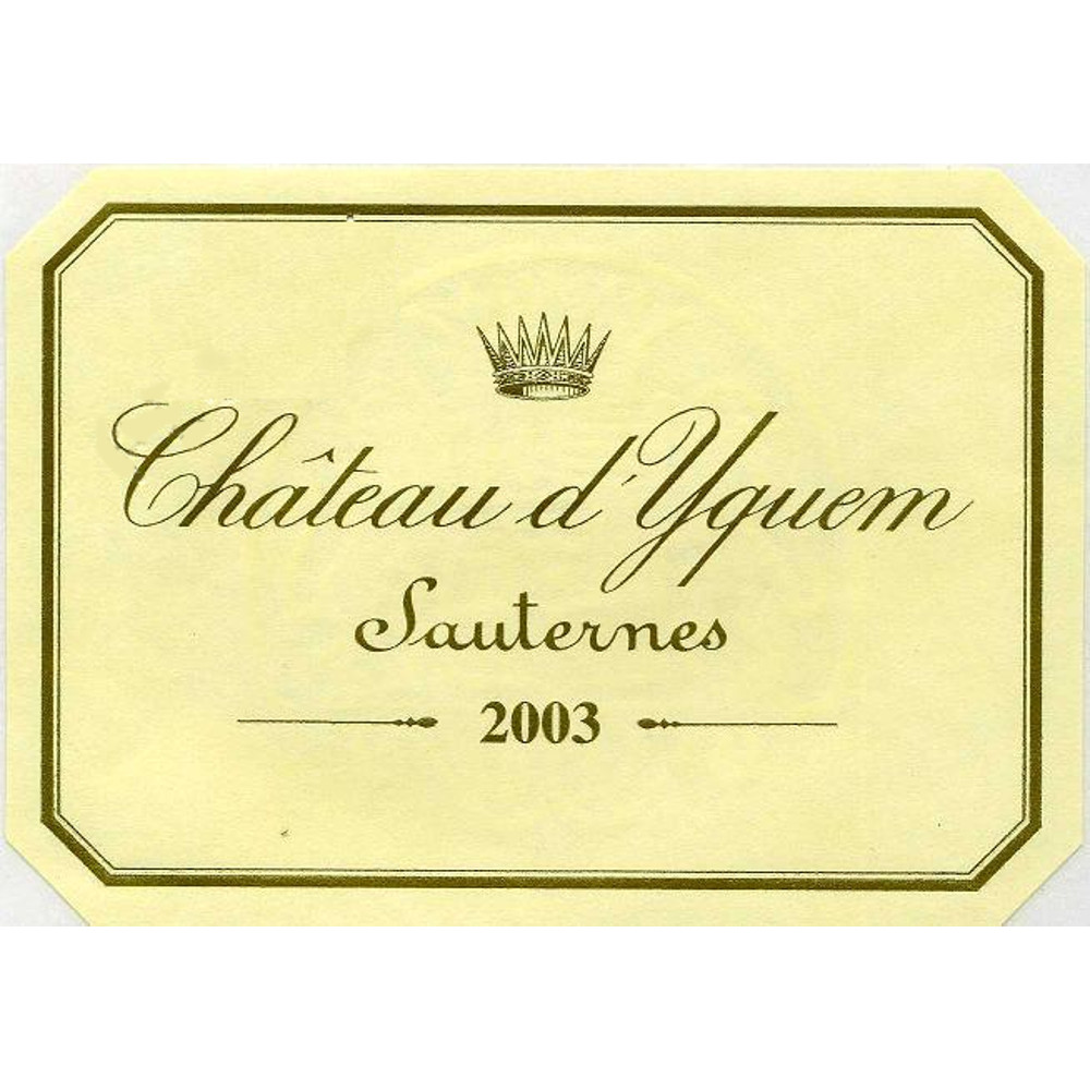 Chateau d'Yquem Sauternes 2003 | Wine.com