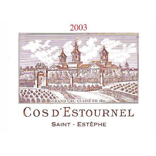 Chateau Cos d'Estournel (scuffed label) 2003 | Wine.com