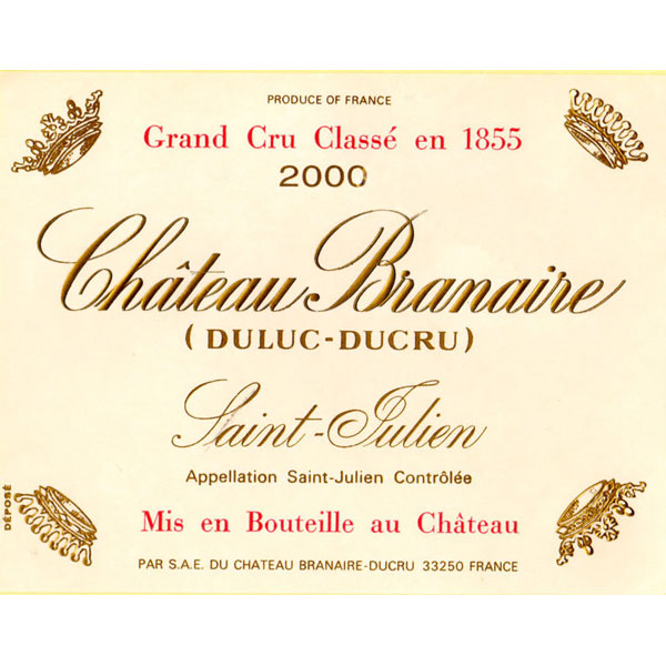 Chateau Branaire-Ducru 2000 | Wine.com