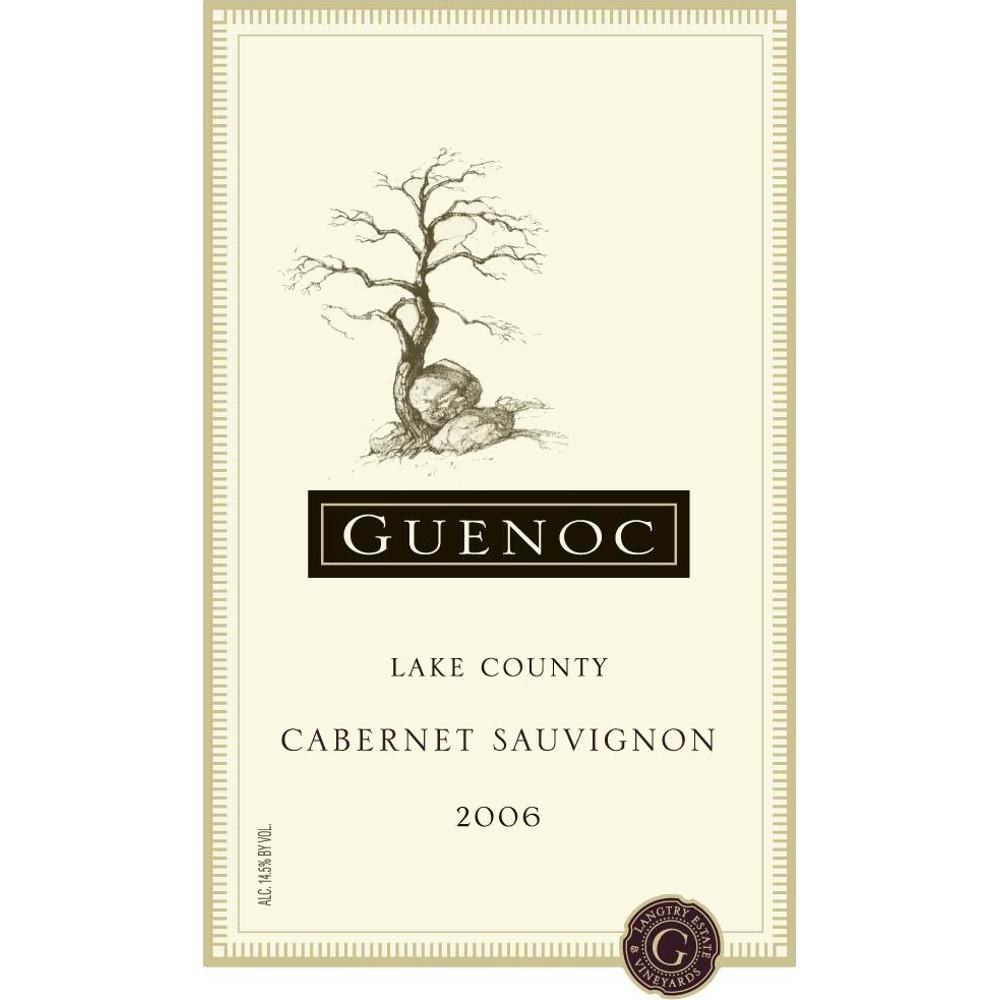 Guenoc Lake County Cabernet Sauvignon 2006 | Wine.com