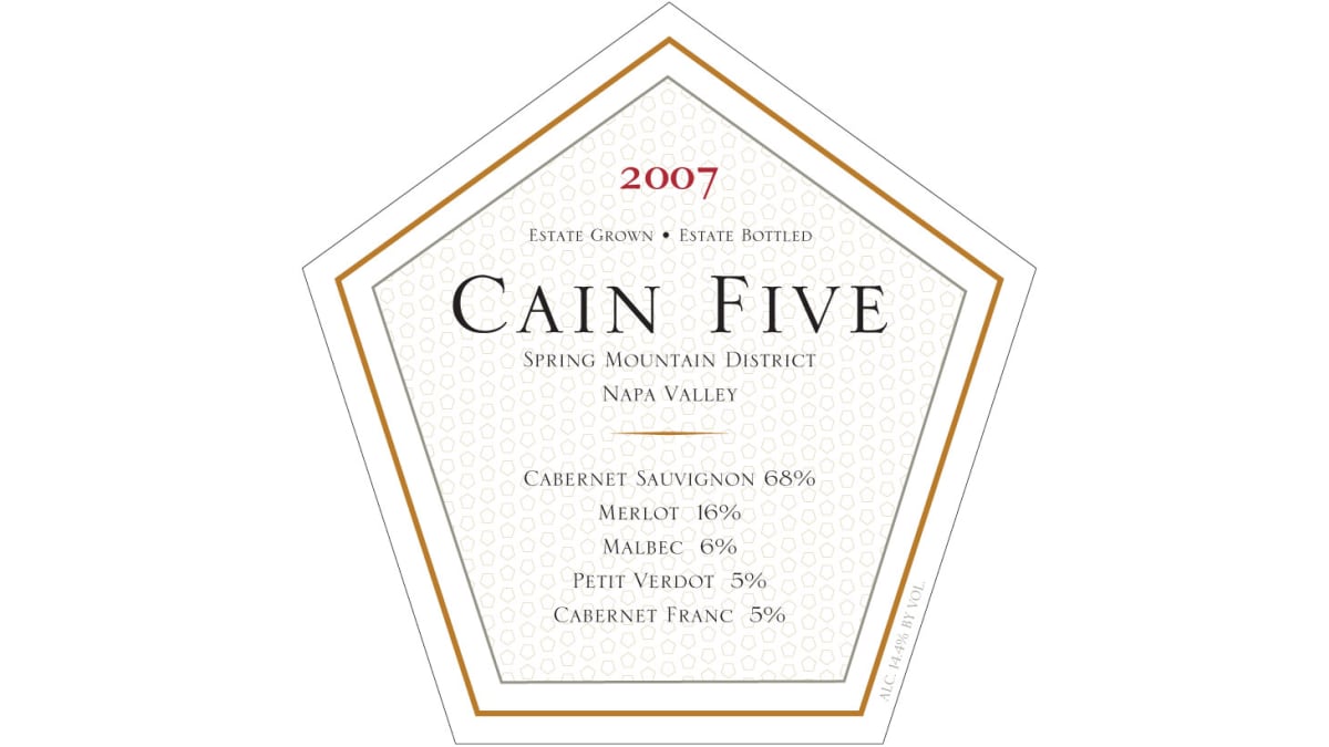 Cain Five 2007 | Wine.com