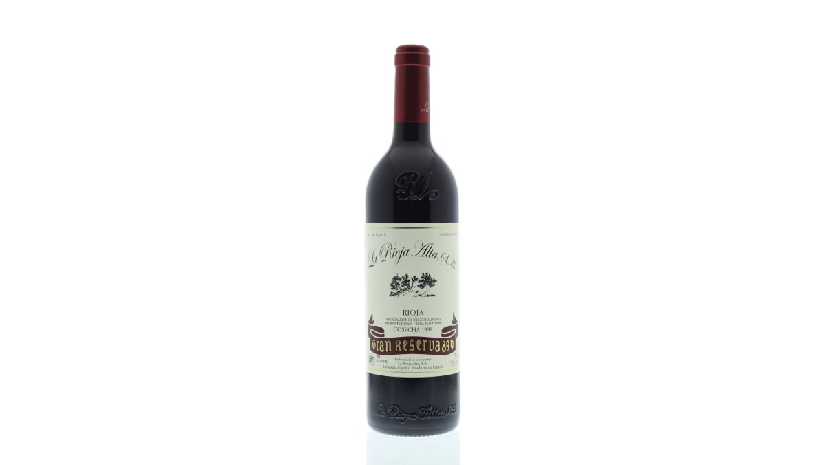 La Rioja Alta Gran Reserva 890 Tinto 1998 | Wine.com