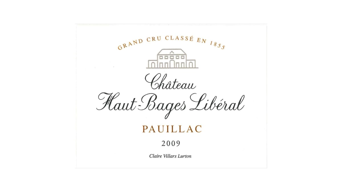 Chateau Haut-Bages Liberal 2009 | Wine.com