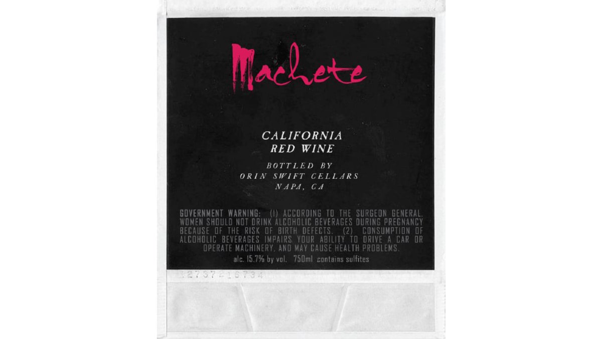 Orin Swift Cellars Machete 2013 | Wine.com