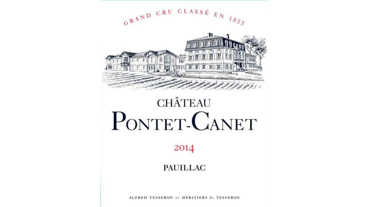 Chateau Pontet-Canet 2014 | Wine.com