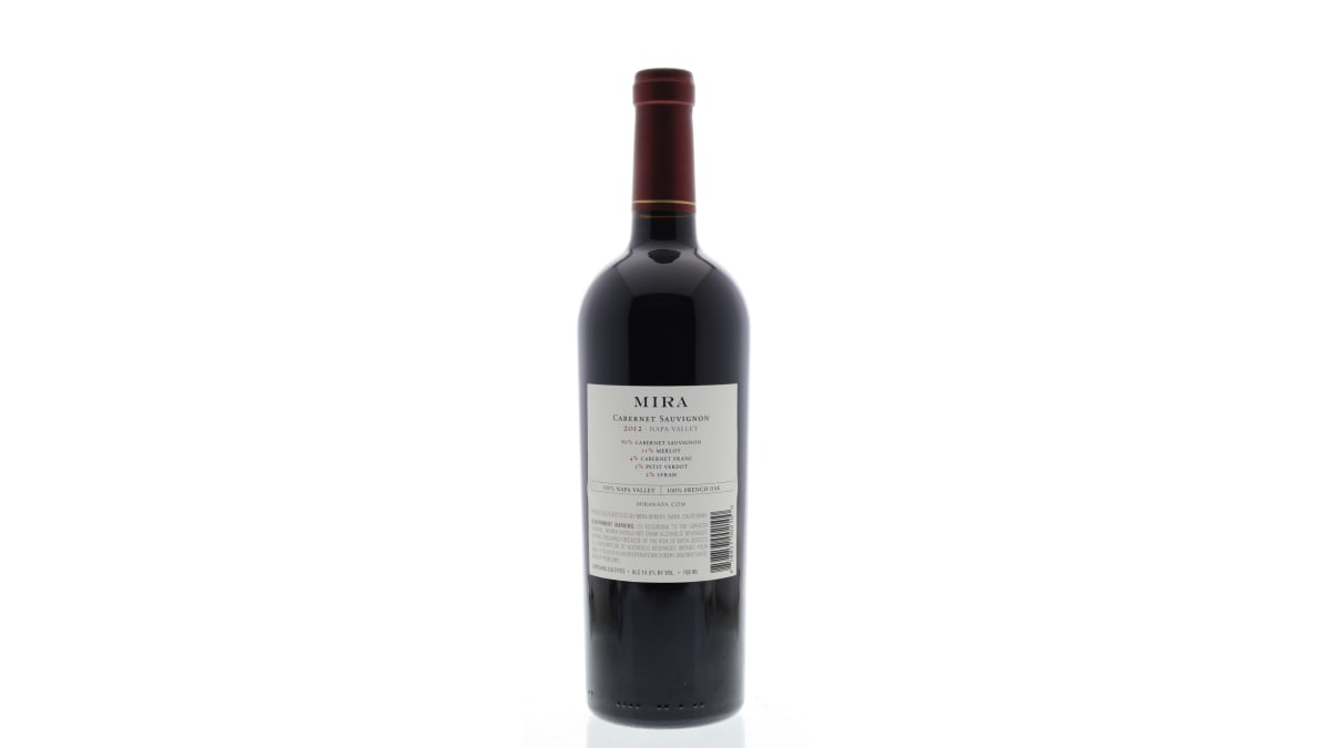 Miraval Millesime 2012 赤ワイン Mira Winery Napa Valley Cabernet Sauvignon 2012 | Wine.com