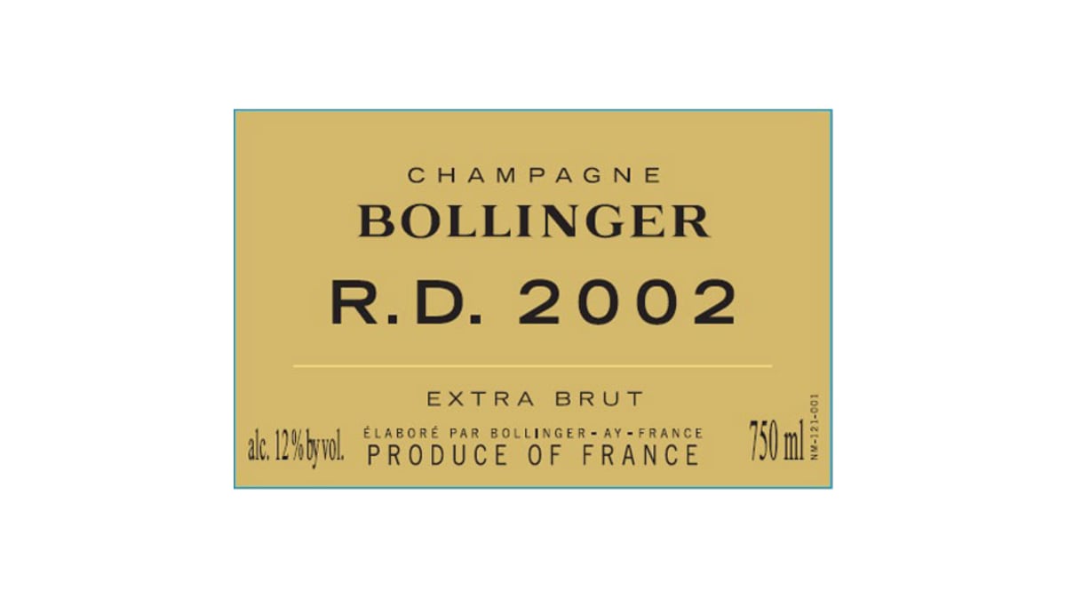 Bollinger R.D. Extra Brut 2002 | Wine.com