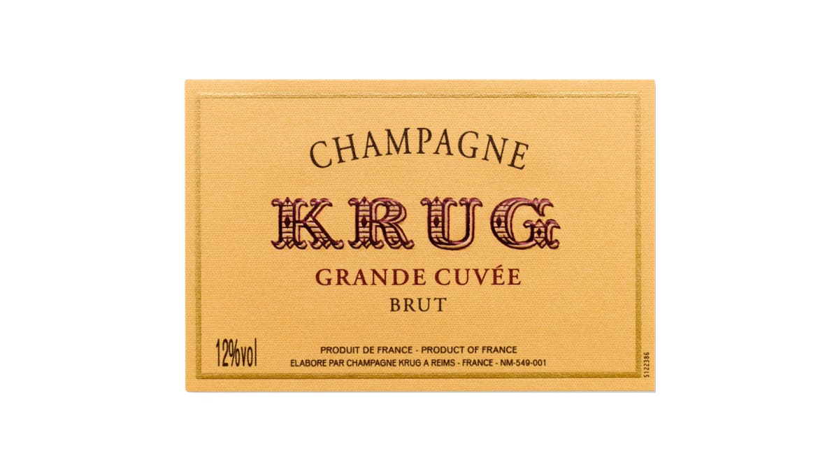 Krug Grande Cuvee Brut (375ML half-bottle) | Wine.com
